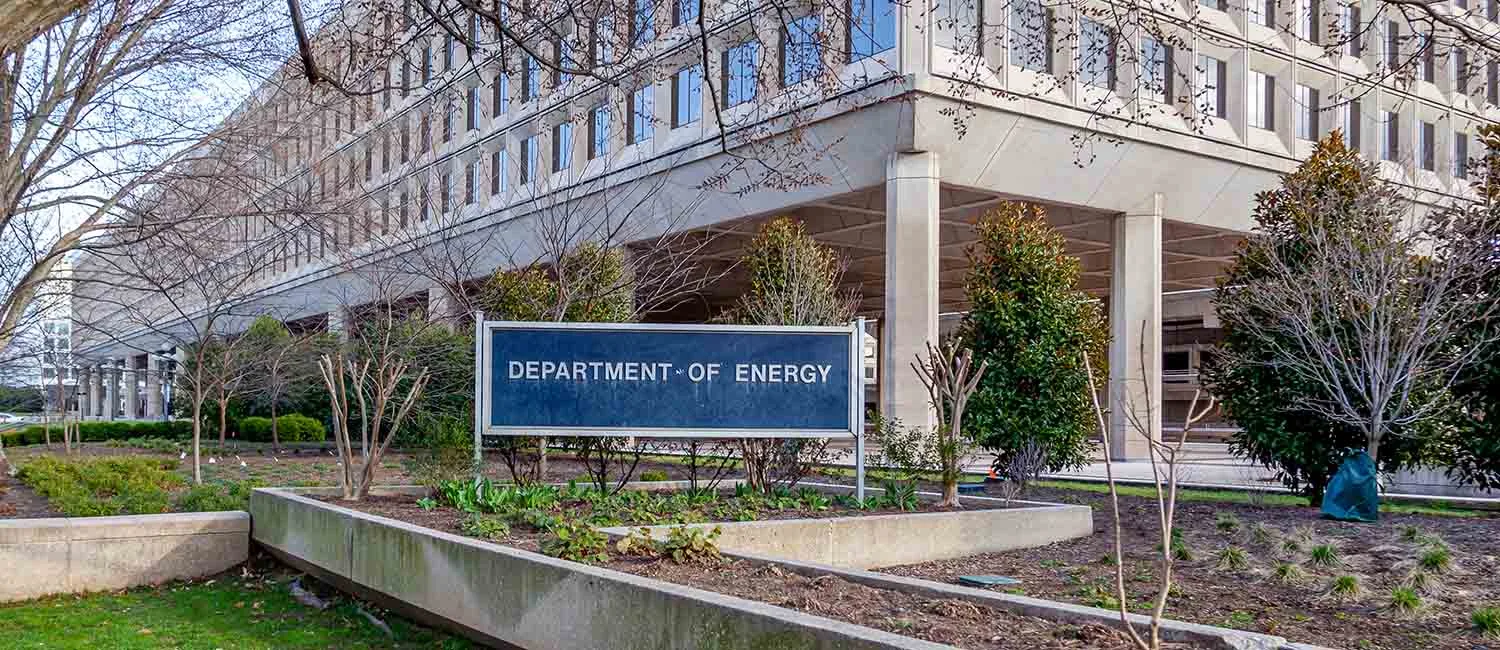 The James V. Forrestal Building, headquarters of the U.S. Department of Energy, in Washington, D.C.