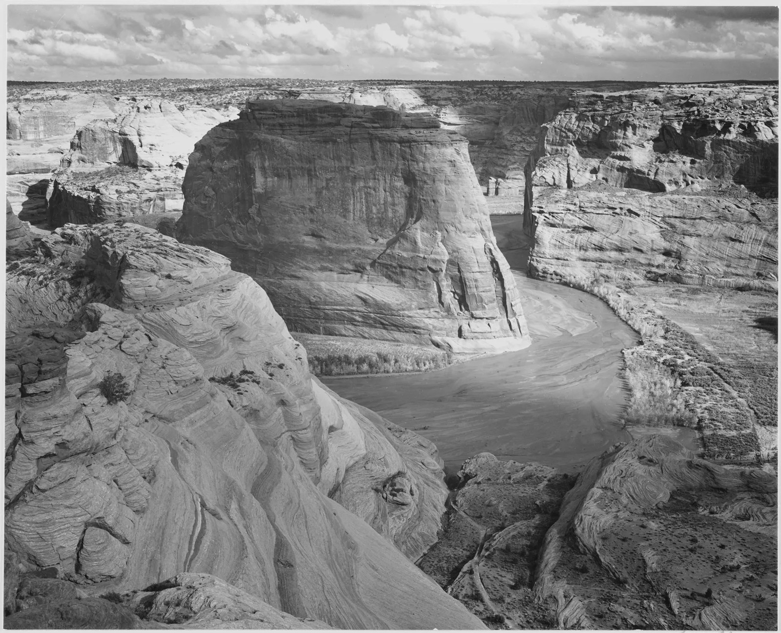 Vast American landscape with canyon and sky, ancestral home of Native peoples