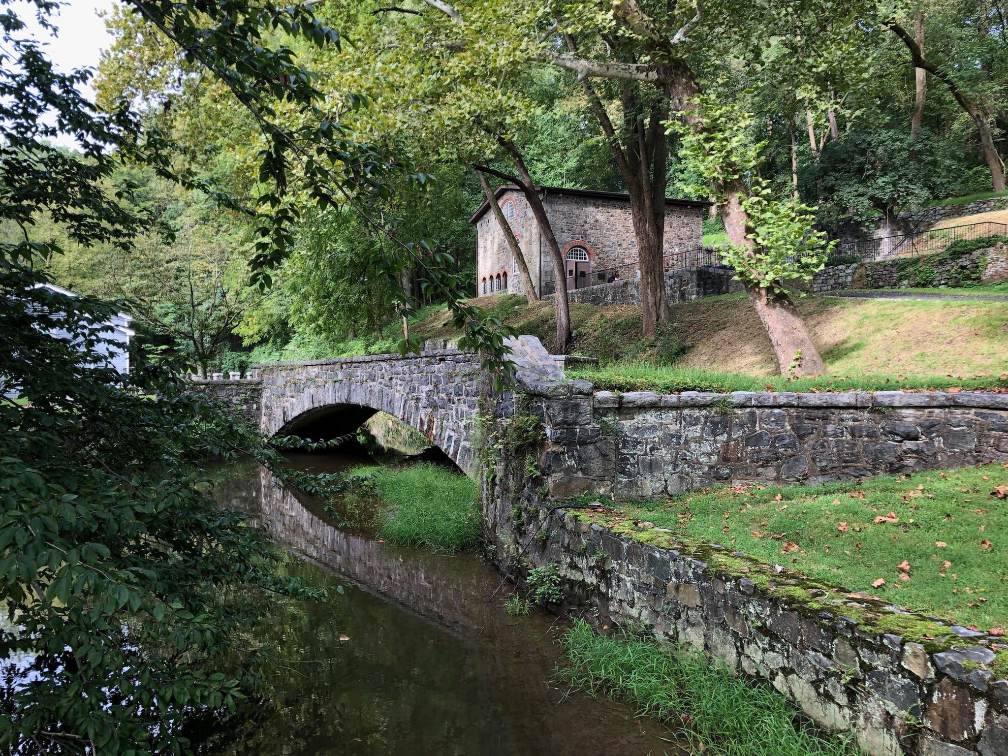 Rolling meadows and historic estate gardens in the Brandywine Valley, northern Delaware