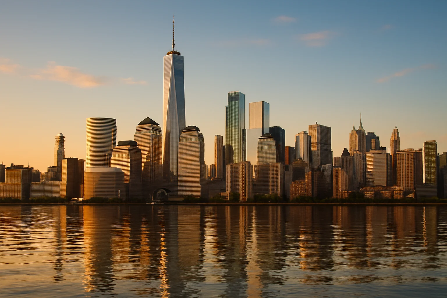 The New York City skyline, the most recognized urban landscape in the world and home to 8.3 million people in 302 square miles