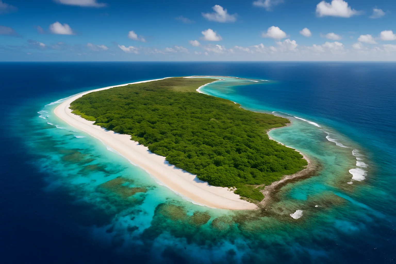 Baker Island from the air