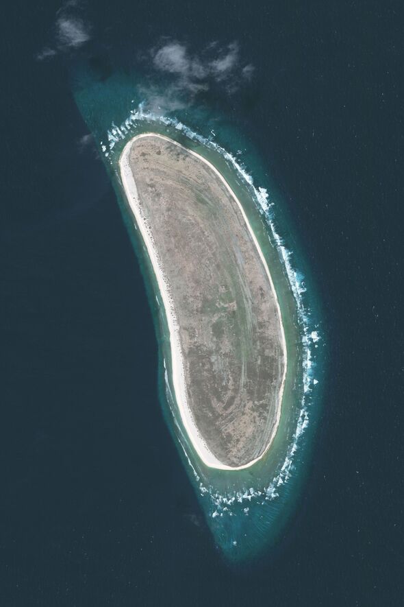 Howland Island from the air