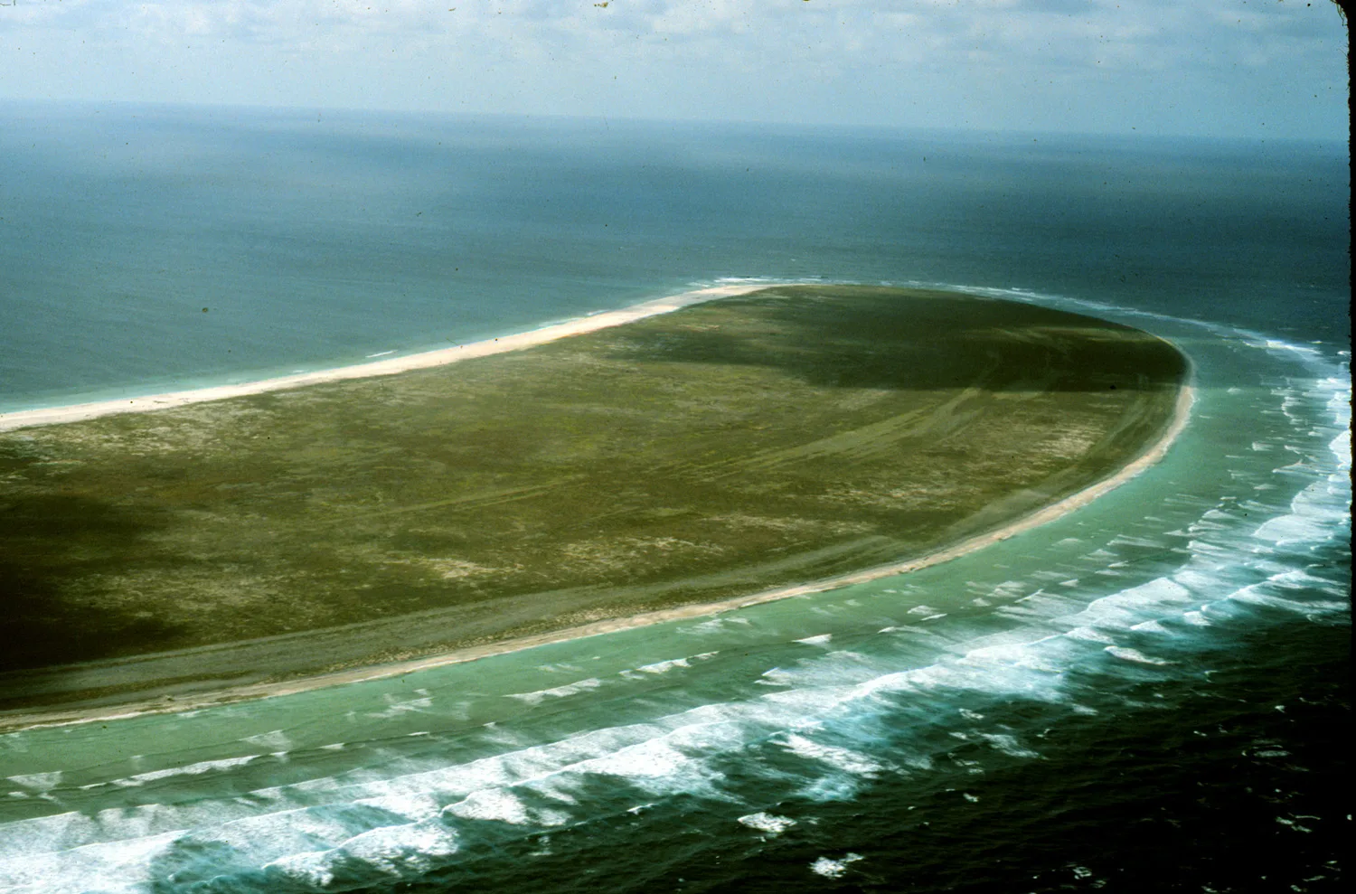 Howland Island aerial view