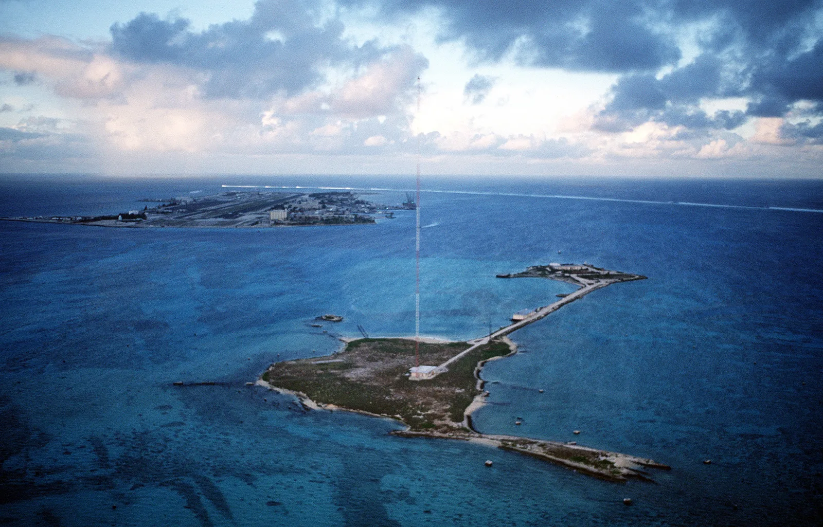 Johnston Atoll aerial view