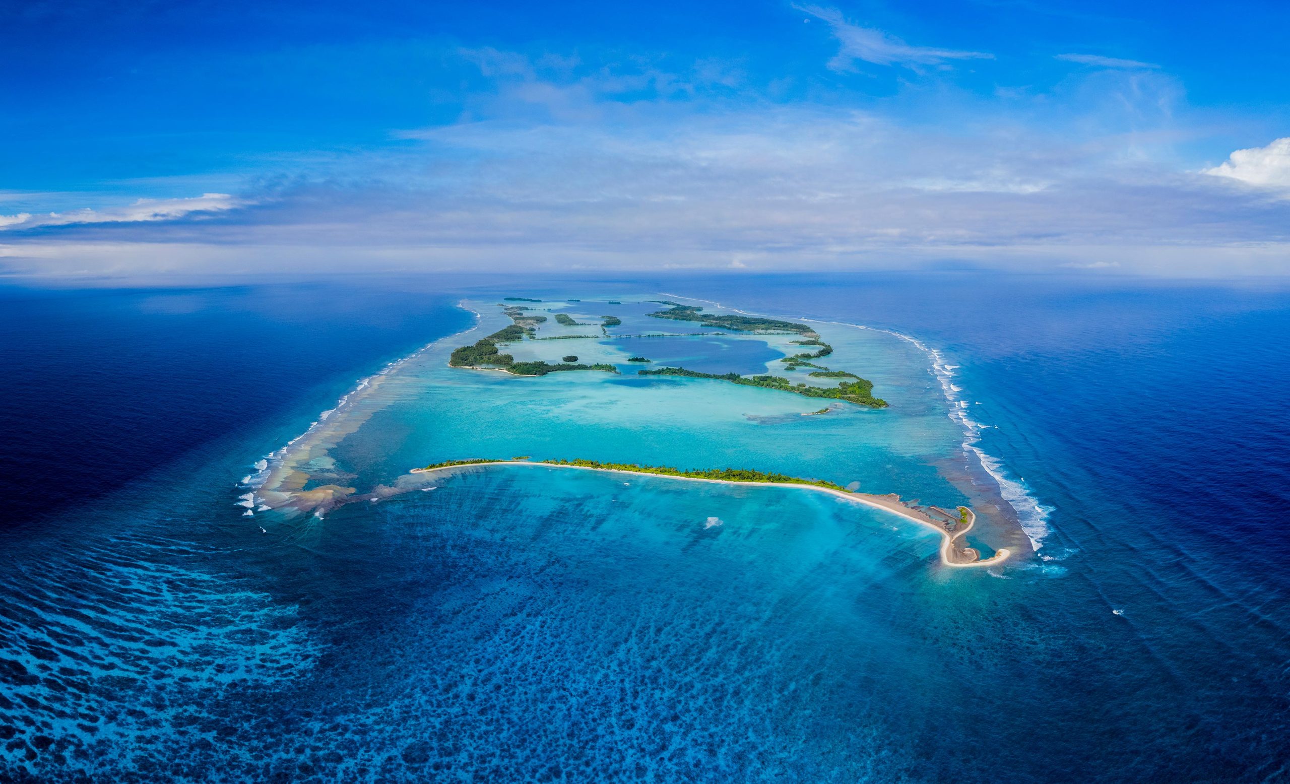 Palmyra Atoll from the air