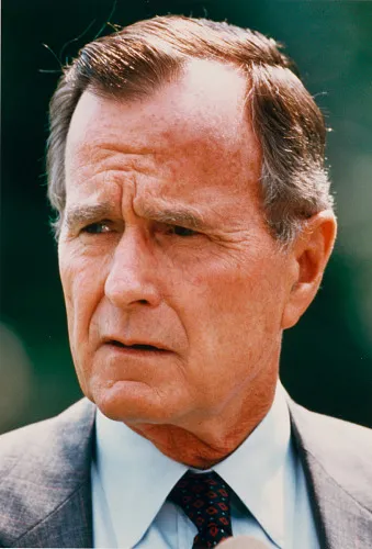 Portrait of George H.W. Bush